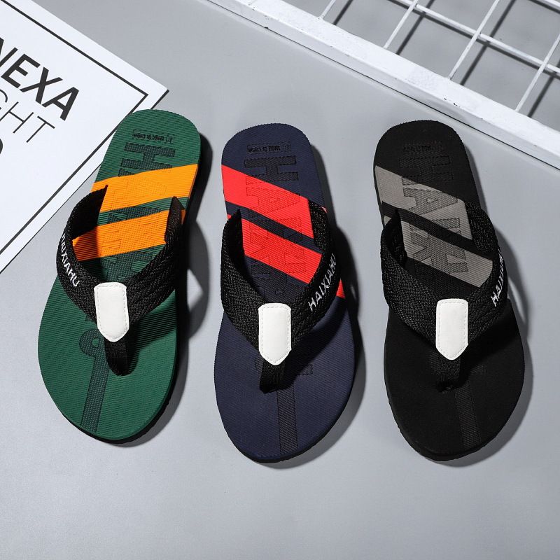 Men's Sporty Textured Flip Flops, Non-Slip Comfortable EVA Summer Slippers, Casual Breathable Beach & Indoor Footwear, Multiple Colors Available, EU Size 41-45