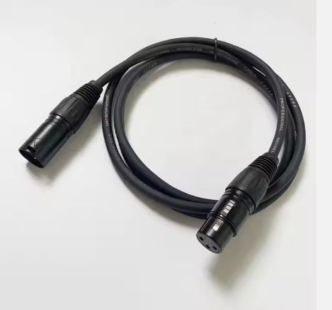 1.5m XLR Male to XLR Female cable OFC Audio Foil + Braided Shielded for Microphone Mixer Amplifier 