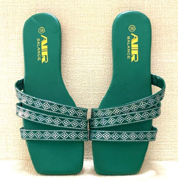 Women's Fashion Sandals Serpentine Flat Slides Slippers Lady Outdoor Sandals Large Size Dressy Summer Shoes 