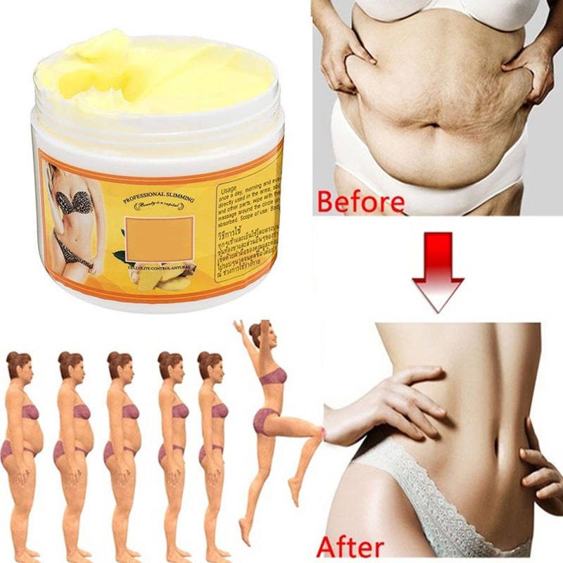 Ginger Fat Burning Cream Anti-cellulite Full Body Slimming Weight Loss Massaging Cream Leg Body Waist Effective Reduce Cream