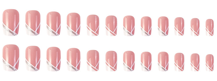 Fake Nail Short Pink Clor Mother's Day Gift Women Make Up Set