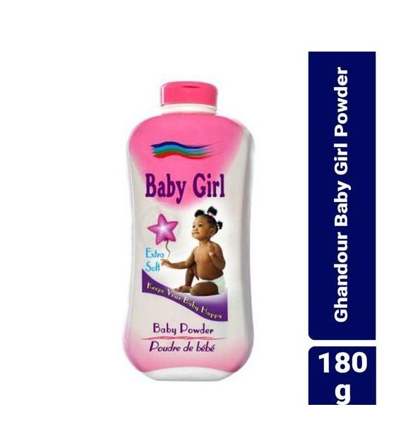 Ghandour Cosmetics Baby Girl&Baby Boy Powder - 180g,Baby powder.