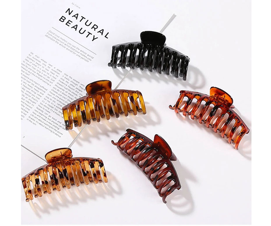  Solid Color Claw Clip Large Barrette Bath Clip Ponytail Clip For Women Girls Hair Accessories Gifts
