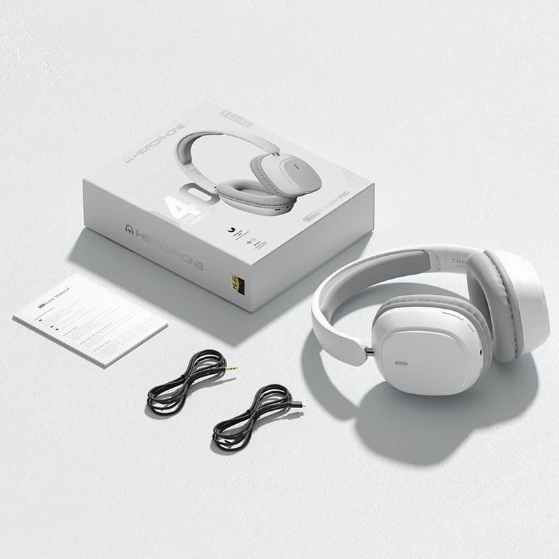 Wireless over-ear ultra-long battery life foldable stereo Bluetooth headphones

