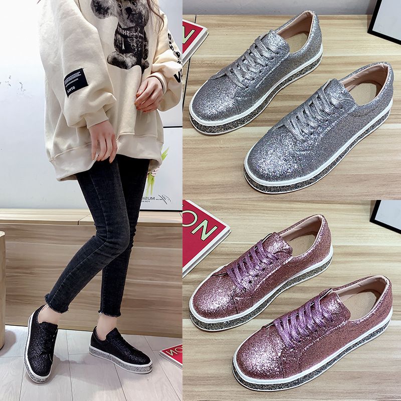 Four seasons women's shoes 2024 Korean version breathable women's casual net shoes sneakers women's plate shoes 311