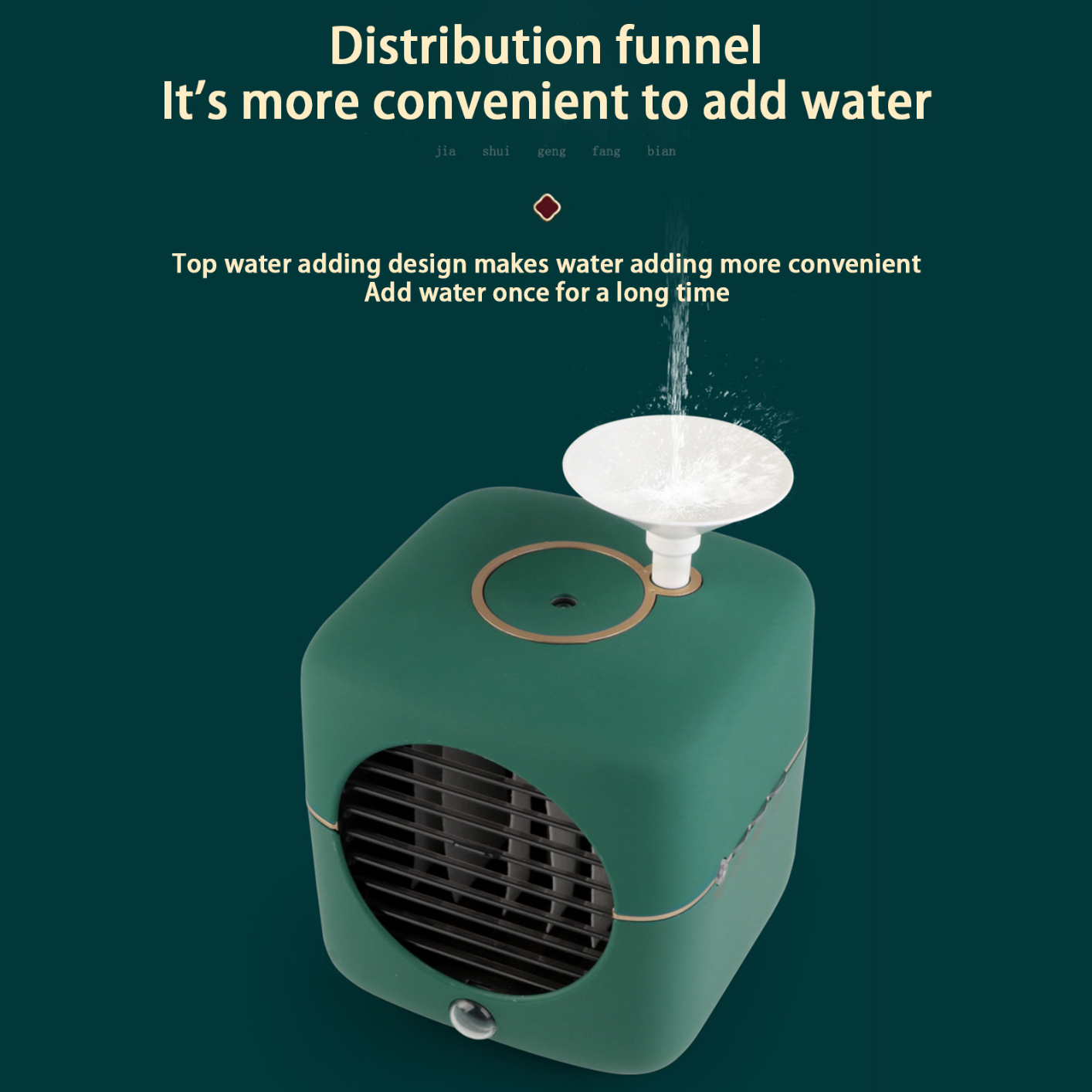 Desktop Natural Wind Mode Air Cooler Humidifying Spray Cooling Desktop Usb Small Fan Mini Water
