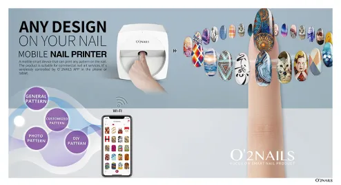 O'2nails Digital Mobile Nail Art Printer V11- Portable Nail