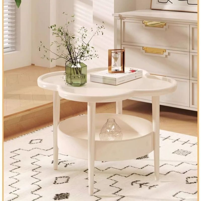 Bedside cabinet, bedroom bedside cabinet, small storage rack, sofa mini cabinet Double layer storage Corner Cabinet 