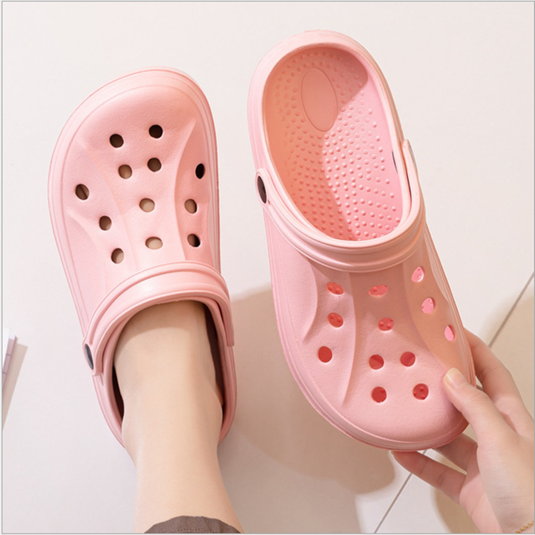 2023 New women's Dongdong shoes comfortable home breathable women's slippers lightweight non slip women's sandals