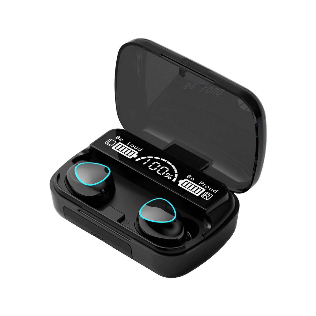 Bluetooth Earbuds with Long Battery Life, Large Capacity, Wireless, Noise-Canceling, Gaming TWS Earbuds for Esports and Sports, In-Ear