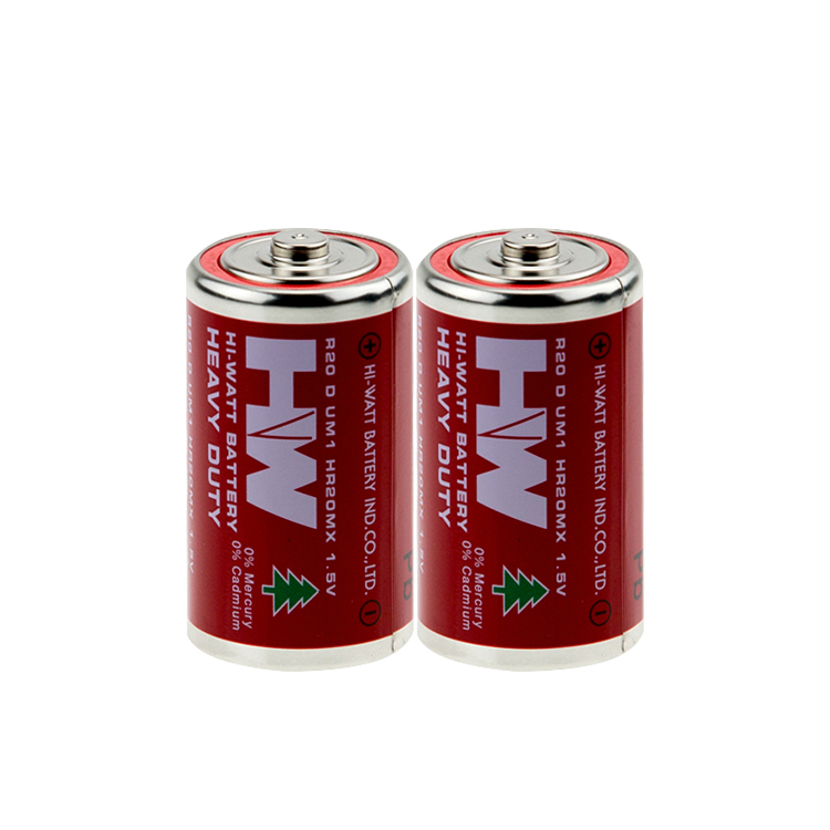 HW D Carbon Batteries with Long Lasting, All-purpose D Battery for Household and Business(HR20MX S2)