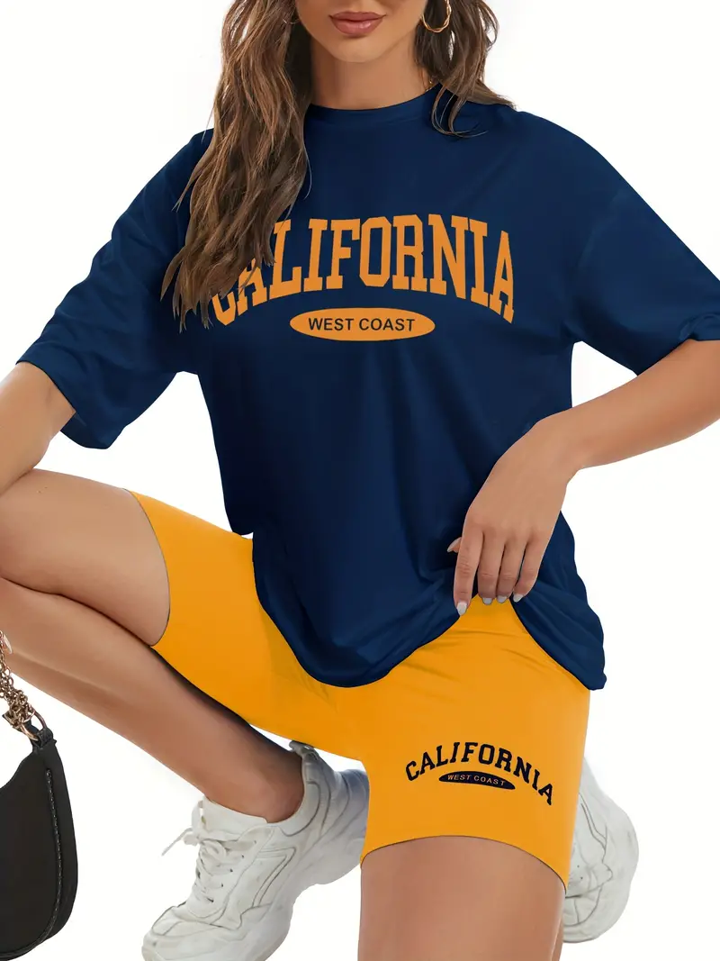 DECT002 California Words T shirt