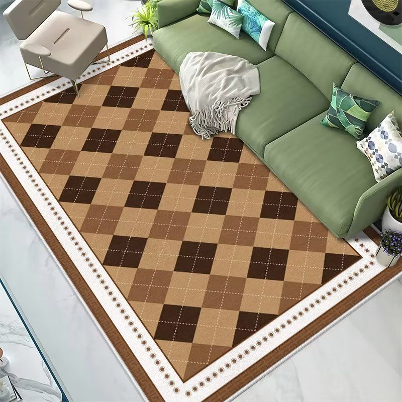 Crystal velvet living room carpet 60*90cm,50*80cm,40*60cm anti slip coffee table carpet CRRSHOP bedroom bedside carpet, dirt resistant floor mat