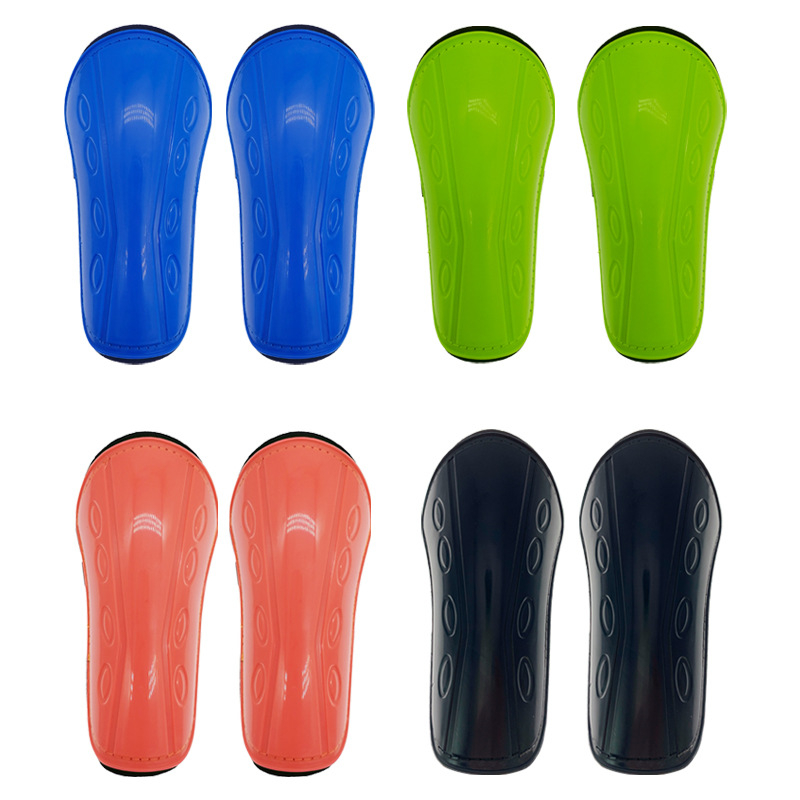 HTB05 Padded Shin Protection Equipment Ankle Support Adjustable Straps Soccer Shin Guards for Children