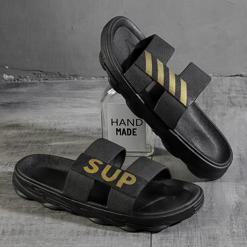 Men's slippers are fashionable in summer, indoors and outdoors, slip-proof and odor-resistant slippers at home and leisure