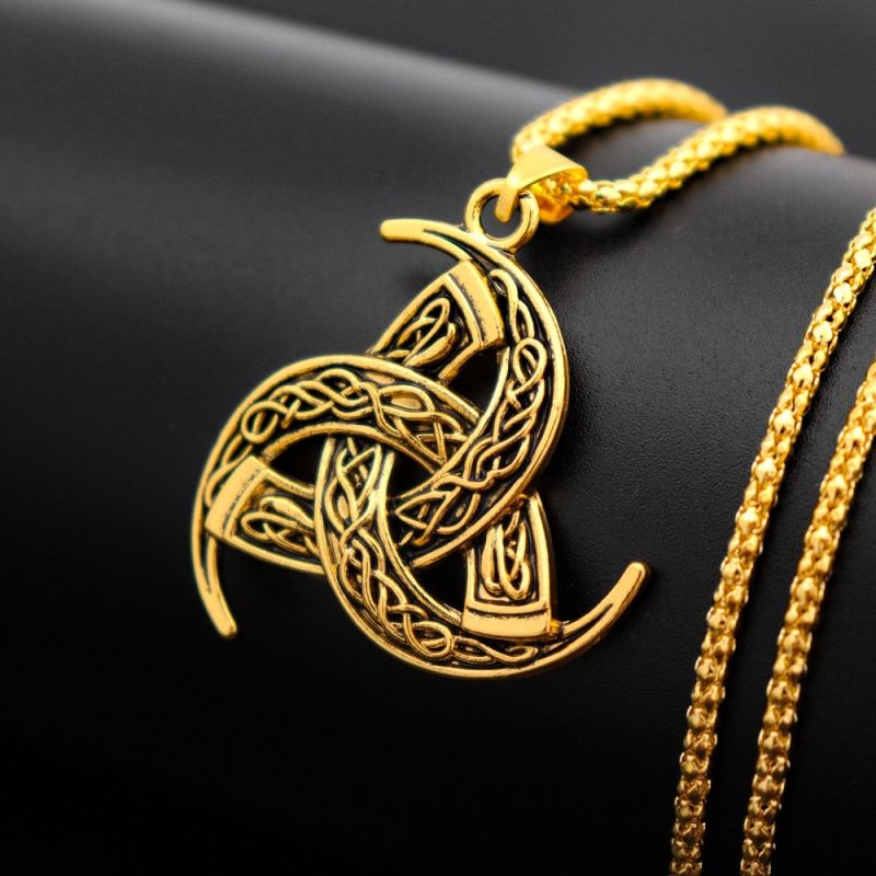 Necklace pendant necklace chain 60cm gold silvery Jewelry free shipping