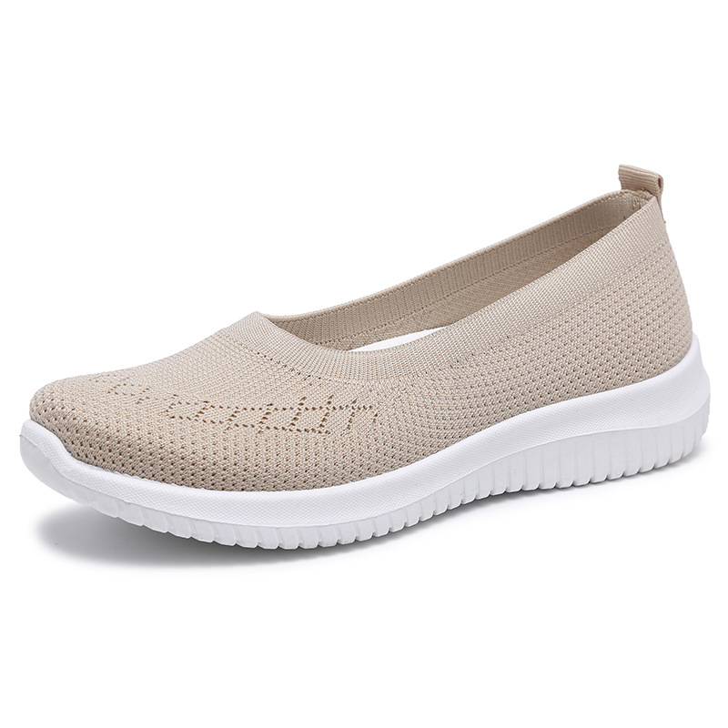 M3-0416 Mesh Shoes Women Summer Old Beijing Cloth Shoes Women's Shoes Breathable Hollow Mesh Casual Sneakers Women Middle-aged Mom Shoes