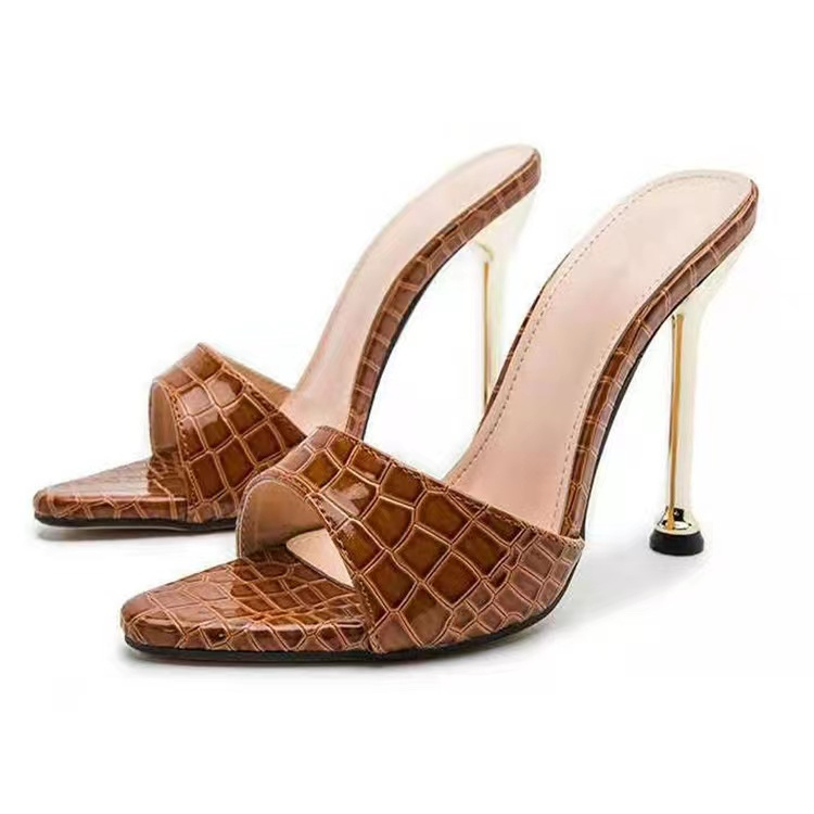 High Heels Sandals Slippers Fashion High Heels Ladies Shoes