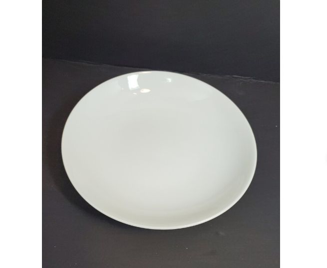 Corning Centura White Coupe Dinner Plate Plain Ceramic Dinner Plate Snack Serving Plate, Cake / Round White Porcelain Dinner Plate Side platter TC-111
