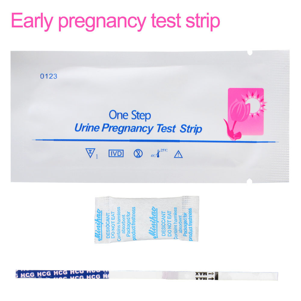 1Pcs Early Pregnancy Test Strips 99% Accuracy HCG Testing Kits Women Urine Measuring Expecting a baby