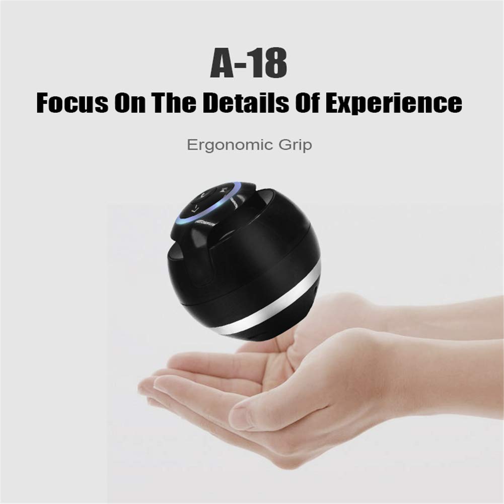 Wireless Bluetooth Speaker Ball Post TF FM Radio MP3 - Black