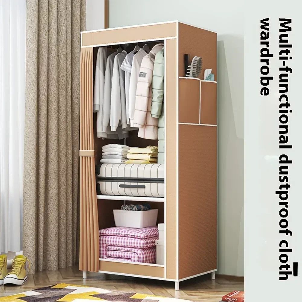 YH7701 Minimalist Foldable Wardrobe Plastic Storage Cabinet Room Furniture Cheap Bedrooms Wardrobes Closet Armable Home Storage Rack