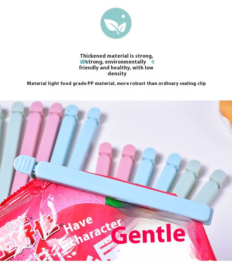 AUNONT Snack Clip Dustproof Moistureproof Sealer Food Freshness Sealing Clip Large Snack Sealing Clip