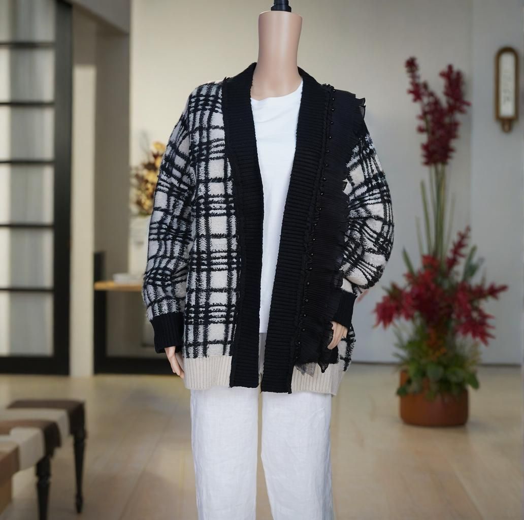 Wool knit Sweater Round Women's Sweater