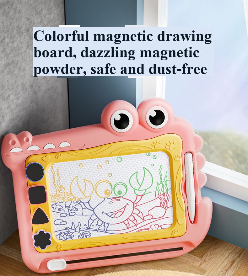 Children’s Colorful Erasable Magnetic Drawing Board, Toddler Graffiti Writing Board, Home Kindergarten Baby Handwriting Toy, Safe Non-Toxic Magnetic Doodle Board for Boys
