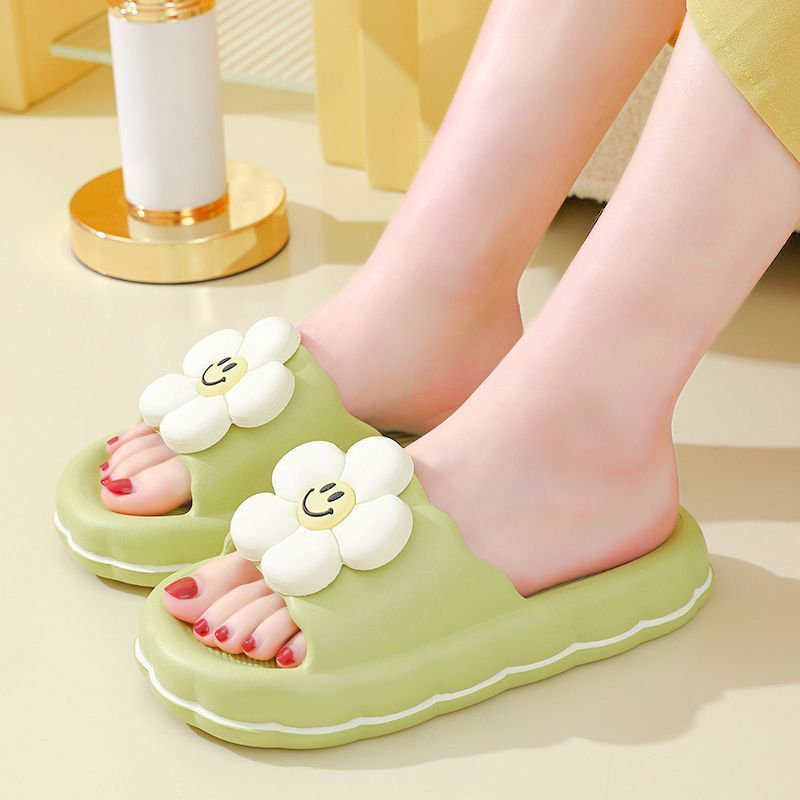 Women's Cute Soft Bottom Comfortable Slippers Bathroom Thick Soled Anti Slip Home Casual Beach Sandals