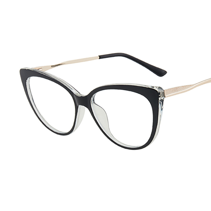 5018 Women's New Fashion Anti-Blue Light Glasses Butterfly Frame Decorative Glasses