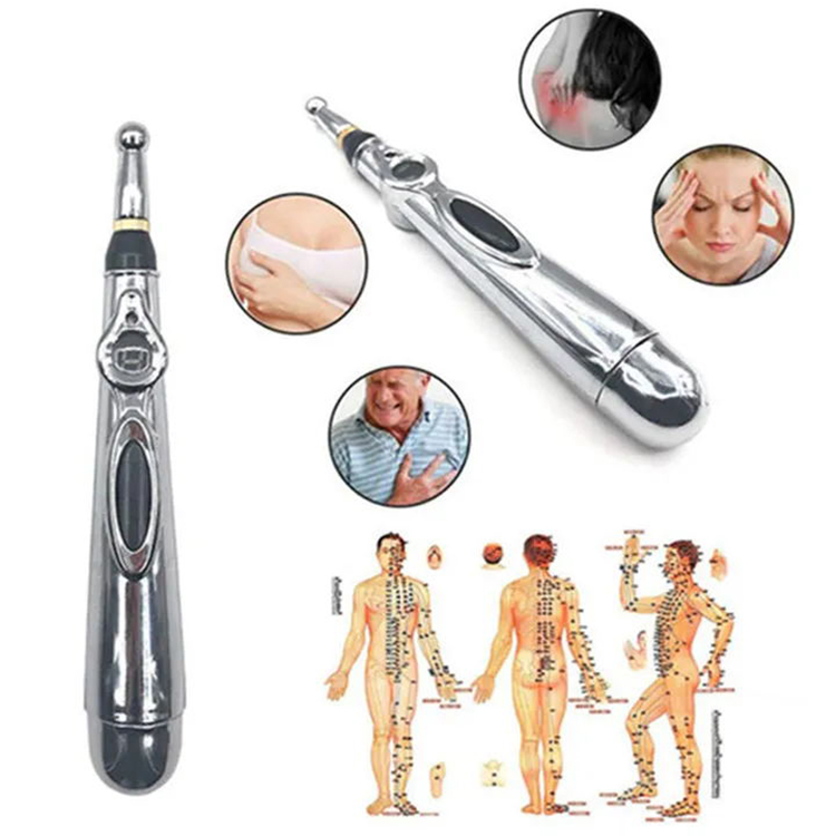 Electronic Acupuncture Pen Electric Meridians Laser Therapy Heal Massage Pen Meridian Energy Pen Relief Pain Tools