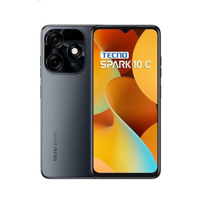 Tecno Spark 10C - 6.56'' - 128GB HDD - 4GB RAM - 16MP Rear/ 8MP Front - 5000mAh