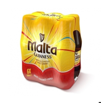 Malta Guinness 330ml plastic bottle (Pack of 6PCS)