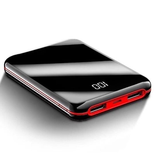 2 USB Android Power Bank charging, with 5000mAh, 6000mAh, and 10000mAh capacity
