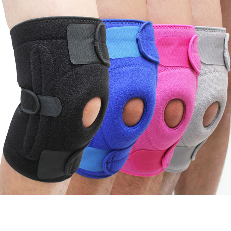 S1668 1Pcs Good Designs Adjustable and Elastic Straps Knee Brace With Side Stabilizers