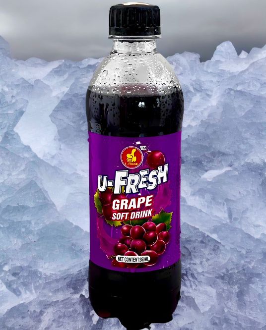 U-Fresh Carbonated ALL Flavors Soft Drink 350ml