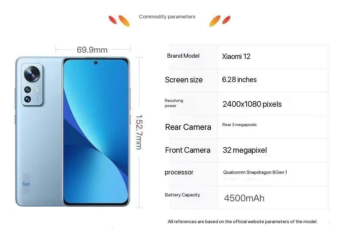 Second hand Xiaomi 12 (95 new) Xiaomi 12 smartphone