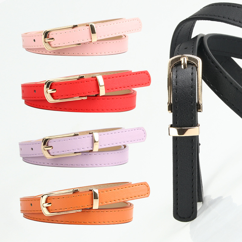 845 New Style Belt Women's Fashion Versatile Buckle Multicolor Belt