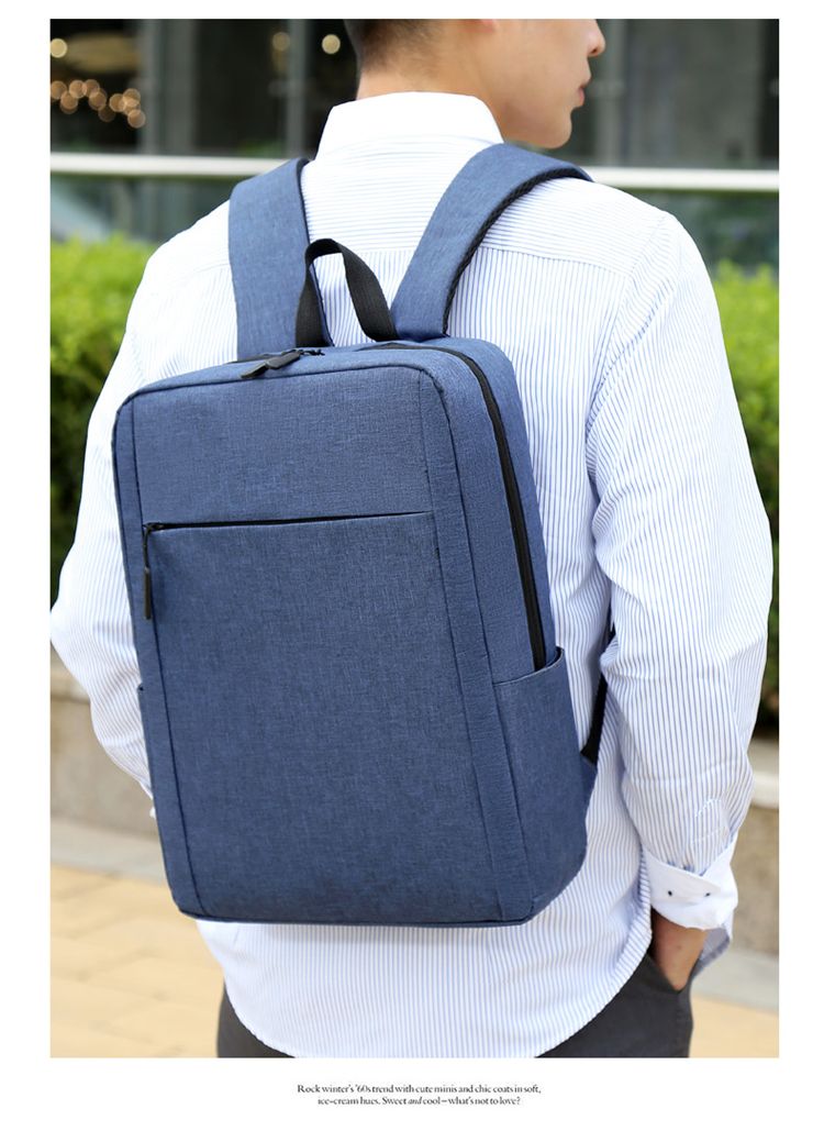 Business laptop backpack-Fashion backpack new simple backpack men's and women's leisure business computer bag Southeast Asia supply