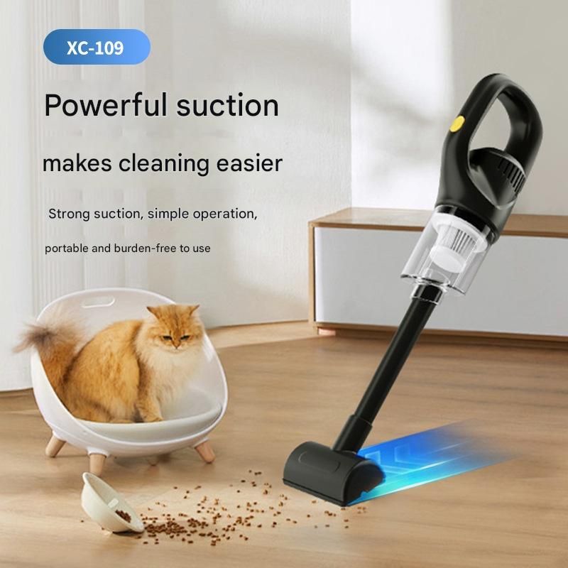 Wireless Rechargeable Vacuum Cleaner, Portable Handheld Vacuum, High Suction High Power Mini Dust Collector for Home Car Dual Use
