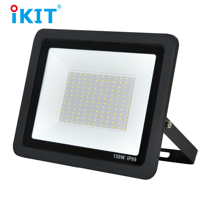 IKIT LED Flood Light, 100W LED Work Light,100lmW High Brightness Outdoor Light,5000K Bright White,IP66 waterproof,BLACK.