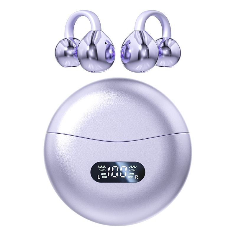 Bluetooth Earphone Wireless Bluetooth Earpods Earphone Business Bluetooth Headset New Wireless Ear Clip Without In Ear High Sound Quality Bone Conduction Running Sports Specific Headphones
