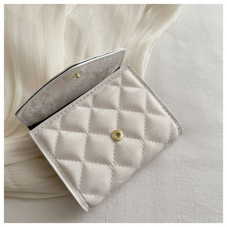 Miss DG 2025 new fashion clutch coin purse girls card bag simple small square bag