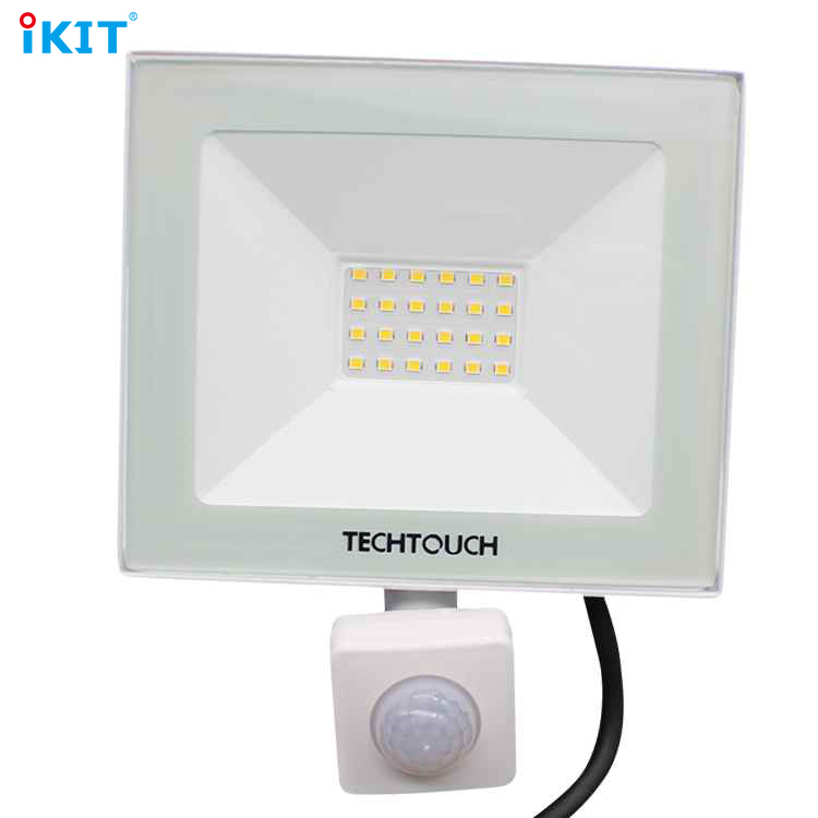 IKIT 50W Motion Sensor Flood Light 5000lm Bright White Outdoor Lighting IP65 WaterproofT6006
