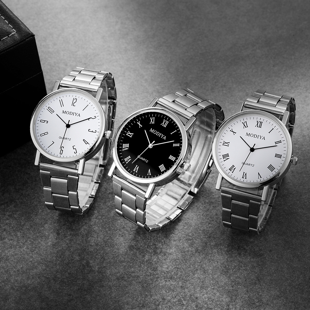 GD253-J Round Alloy Band Quartz Men Watch Fashion Business Watch Simple Style Watch 38MM