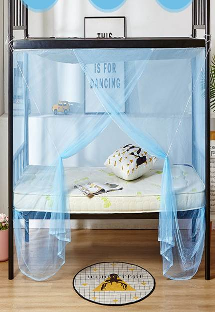 Encrypted Mosquito Net Family Double Person Single Mosquito Net Student Dormitory Get On and Off Bed Mosquito Net