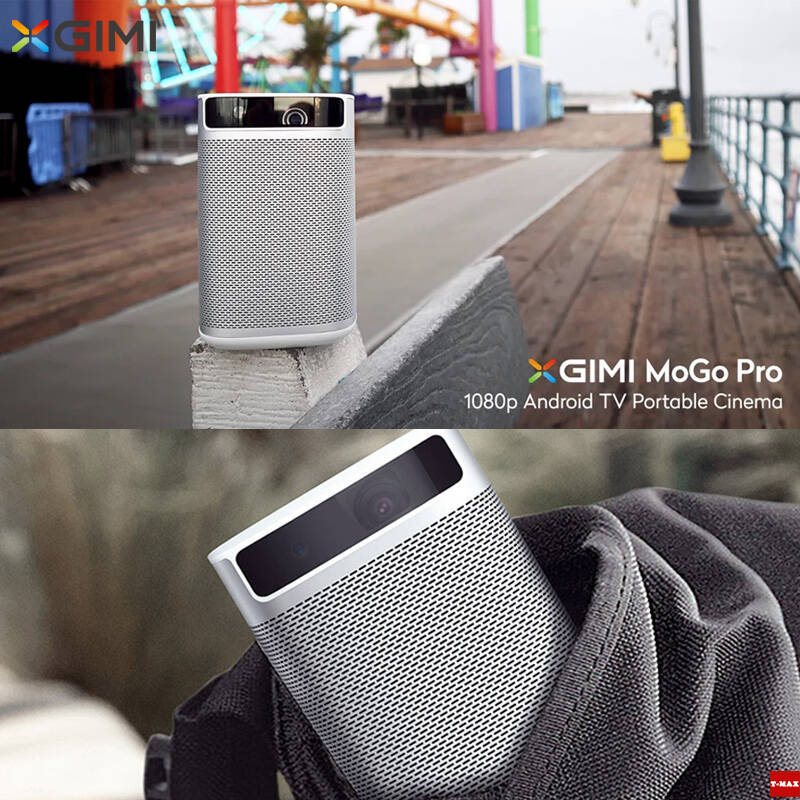 XGIMI MoGo Pro Projector 1080P Full HD DLP Portable Projector Android 9.0 with Built-in Battery Harman Kardon Blutooth Speaker