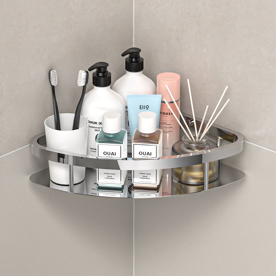 Bathroom Shower Caddy Corner Shelf, Corner-Hollow Design, Ultra Sturdy Rust-Proof Stainless Steel Shelf Organizer Shampoo Holder, Wall Mounted Storage Rack for Bathroom,304 stainless steel