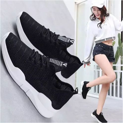  Breathable mesh Comfortable Casual women's Sports Shoes running sports sneaker walking style shoes